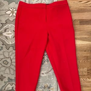 Ann Taylor wide leg wool blend cropped wide leg pants, size 12